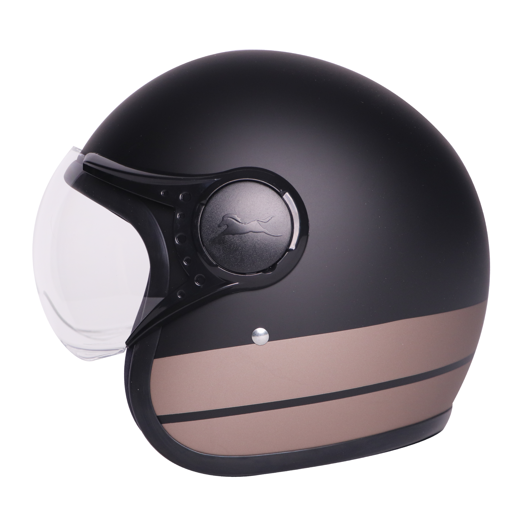 TVS J110 Half Face Helmet, Galactic Copper Matte